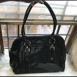 Black leather  Satchel